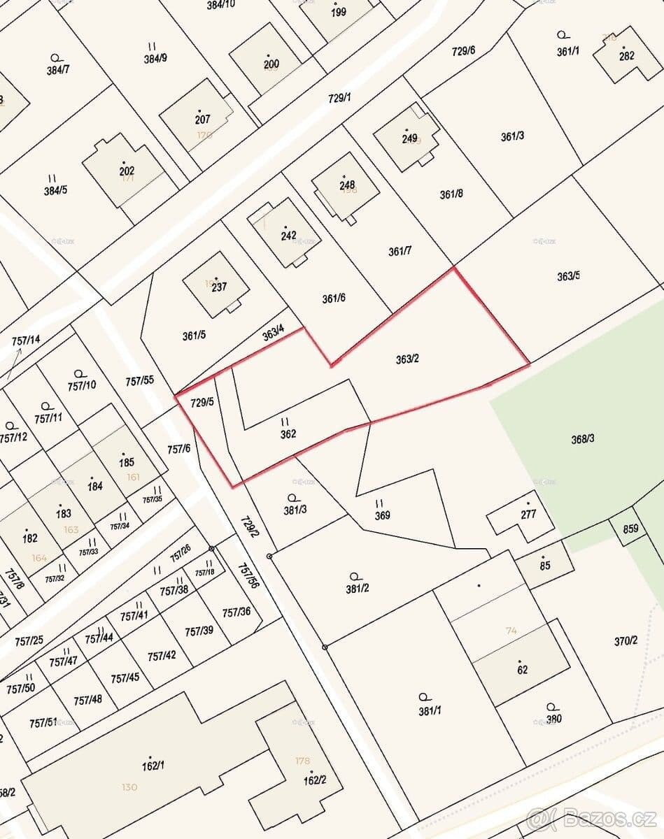 Prodej pozemku 1.387 m², Vysočany, Jihomoravský kraj Prodej pozemku 1.387 m², Vysočany, Jihomoravský kraj