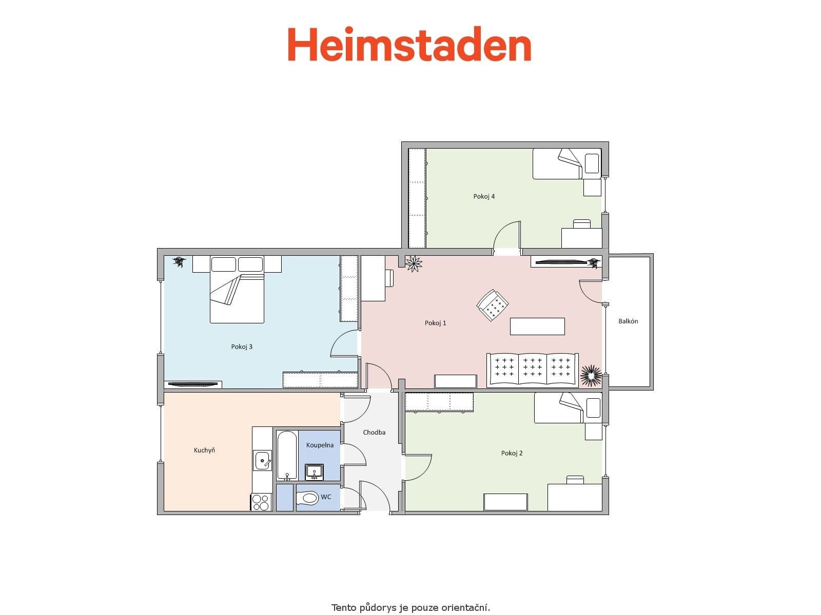 Pronájem bytu 4+1 82 m², Mánesova, Havířov, Moravskoslezský kraj Pronájem bytu 4+1 82 m², Mánesova, Havířov, Moravskoslezský kraj