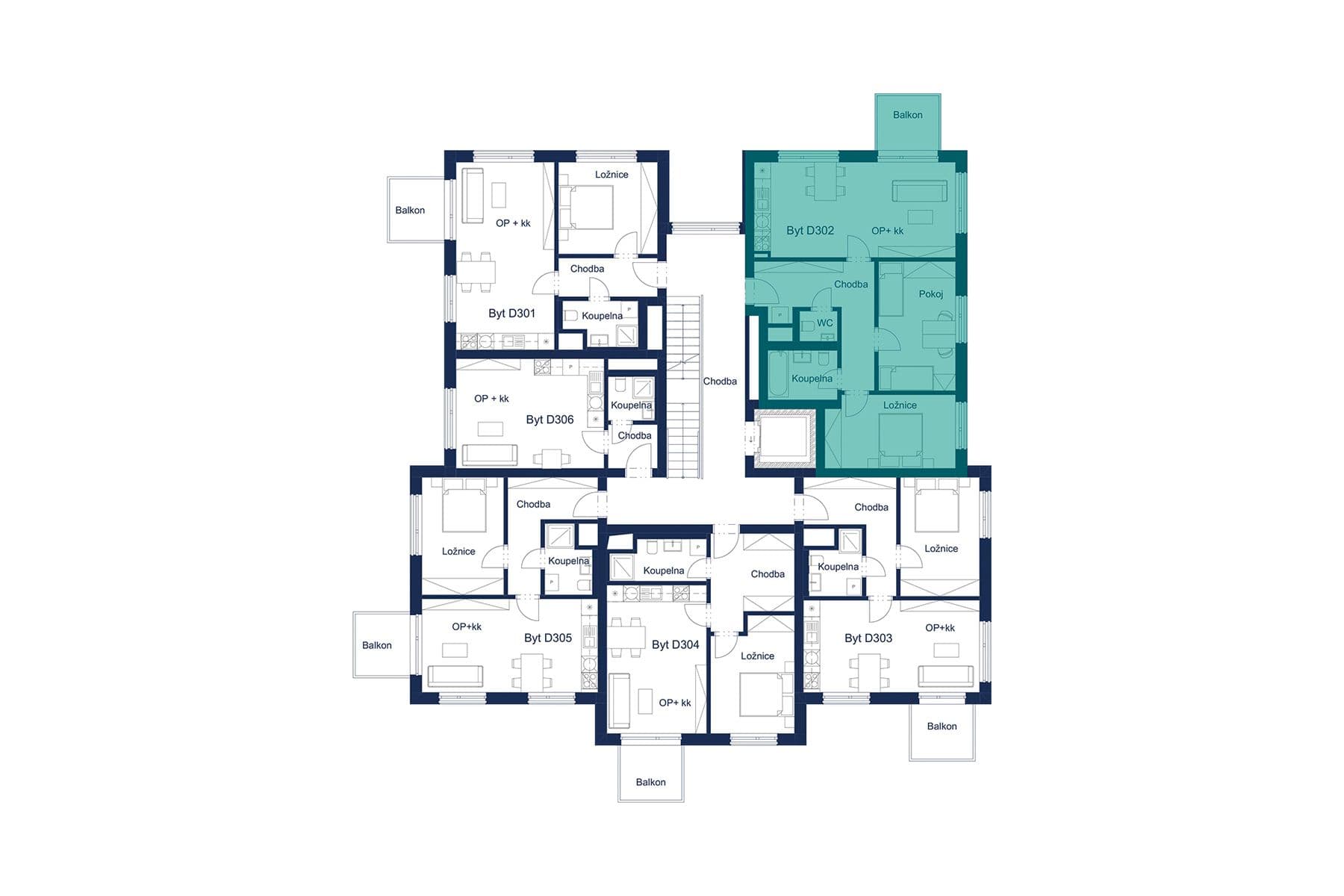 Prodej bytu 3+kk 75 m², Huťská, Kladno, Středočeský kraj Prodej bytu 3+kk 75 m², Huťská, Kladno, Středočeský kraj