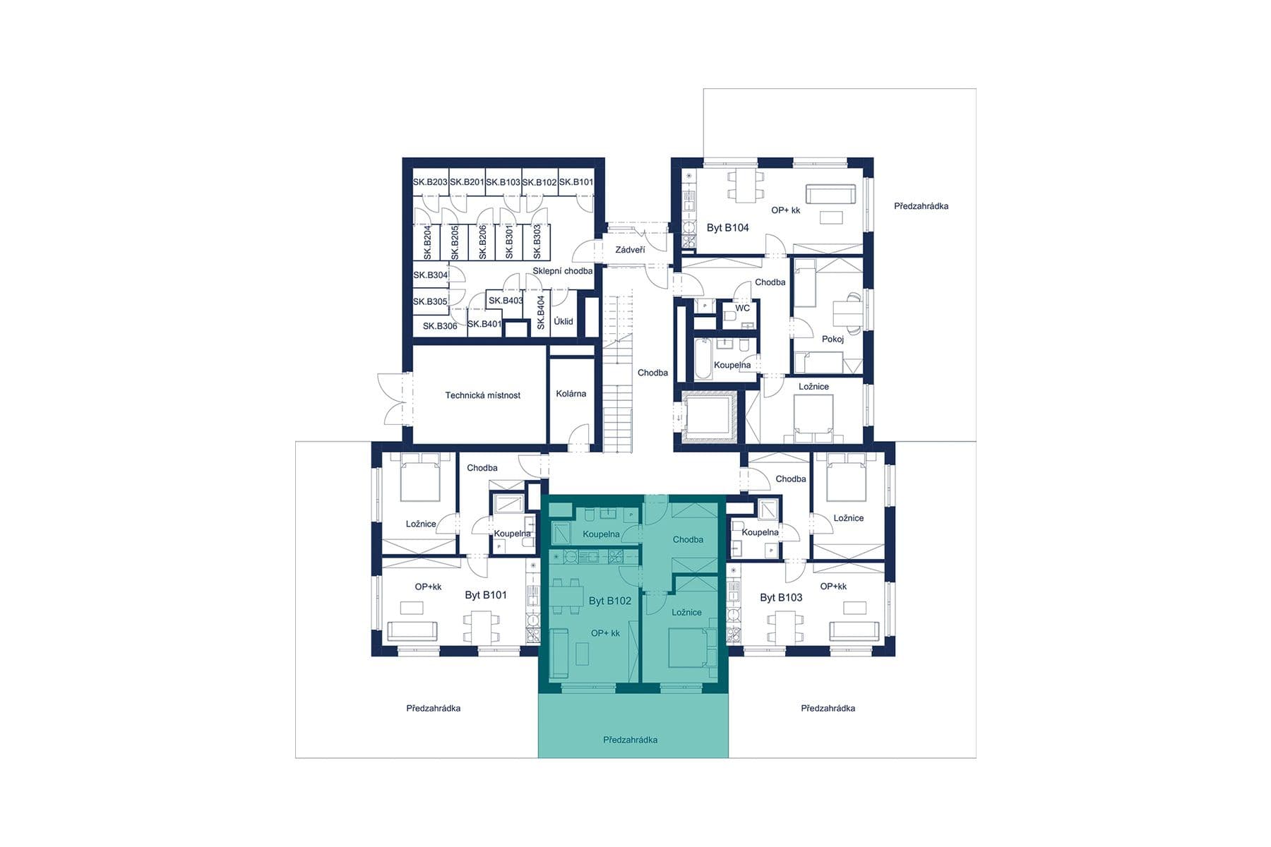 Prodej bytu 2+kk 50 m², Huťská, Kladno, Středočeský kraj Prodej bytu 2+kk 50 m², Huťská, Kladno, Středočeský kraj