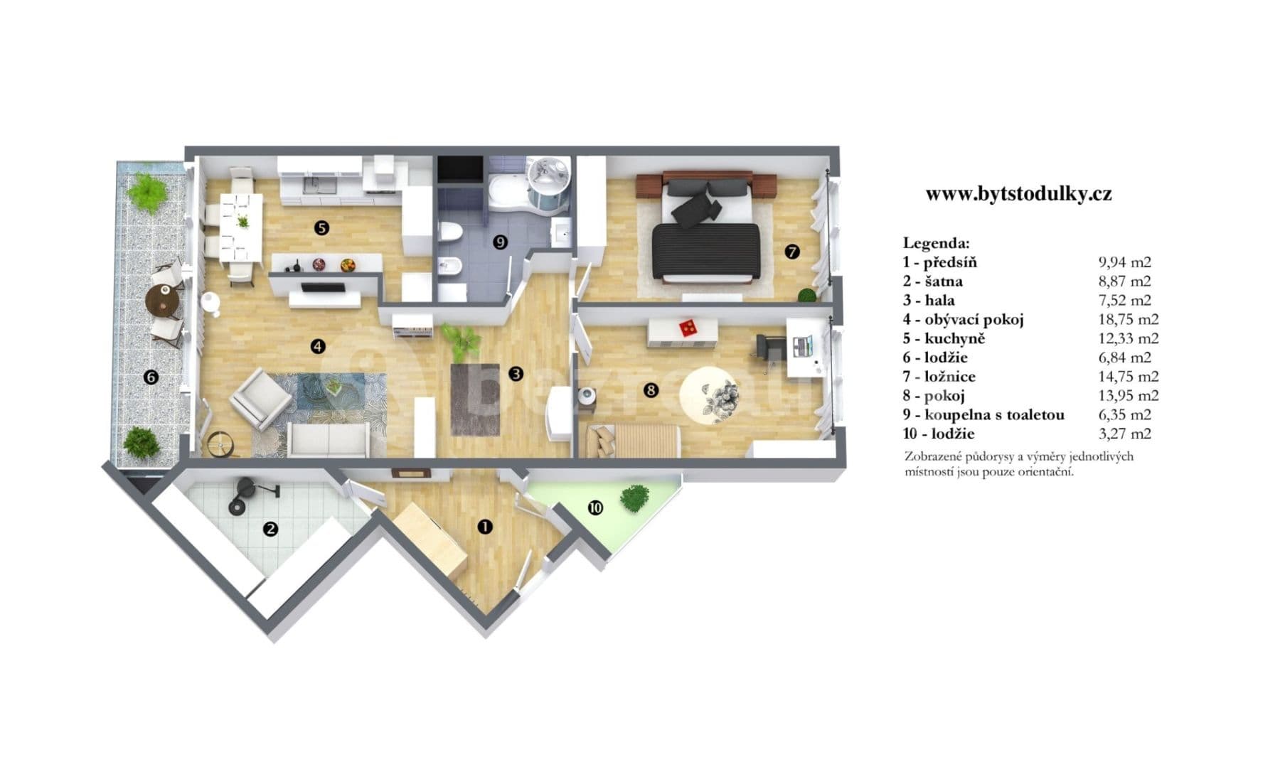 Pronájem bytu 4+kk 102 m², Nušlova, Praha, Praha Pronájem bytu 4+kk 102 m², Nušlova, Praha, Praha