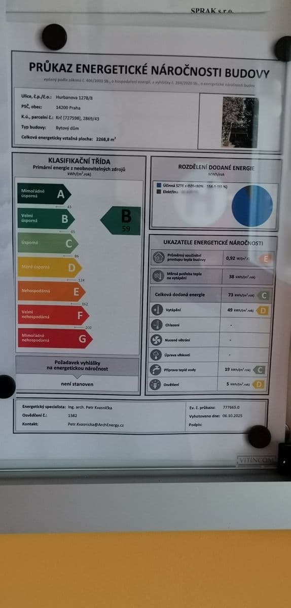 Prodej bytu 2+kk 40 m², Hurbanova, Praha, Praha Prodej bytu 2+kk 40 m², Hurbanova, Praha, Praha