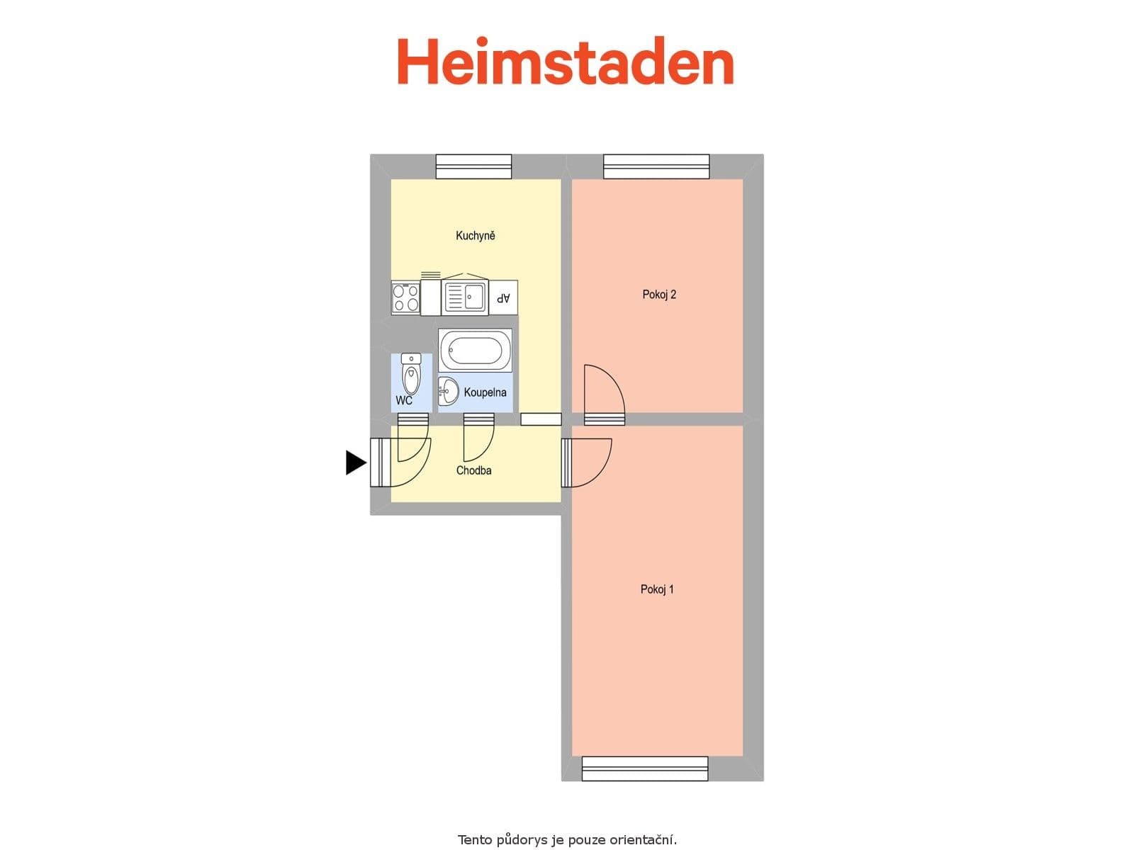 Pronájem bytu 2+1 49 m², Na Nábřeží, Havířov, Moravskoslezský kraj Pronájem bytu 2+1 49 m², Na Nábřeží, Havířov, Moravskoslezský kraj