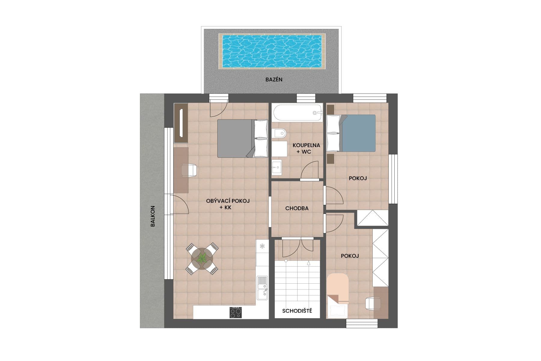 Prodej domu 186 m², pozemek 392 m², Lošetická, Praha, Praha Prodej domu 186 m², pozemek 392 m², Lošetická, Praha, Praha