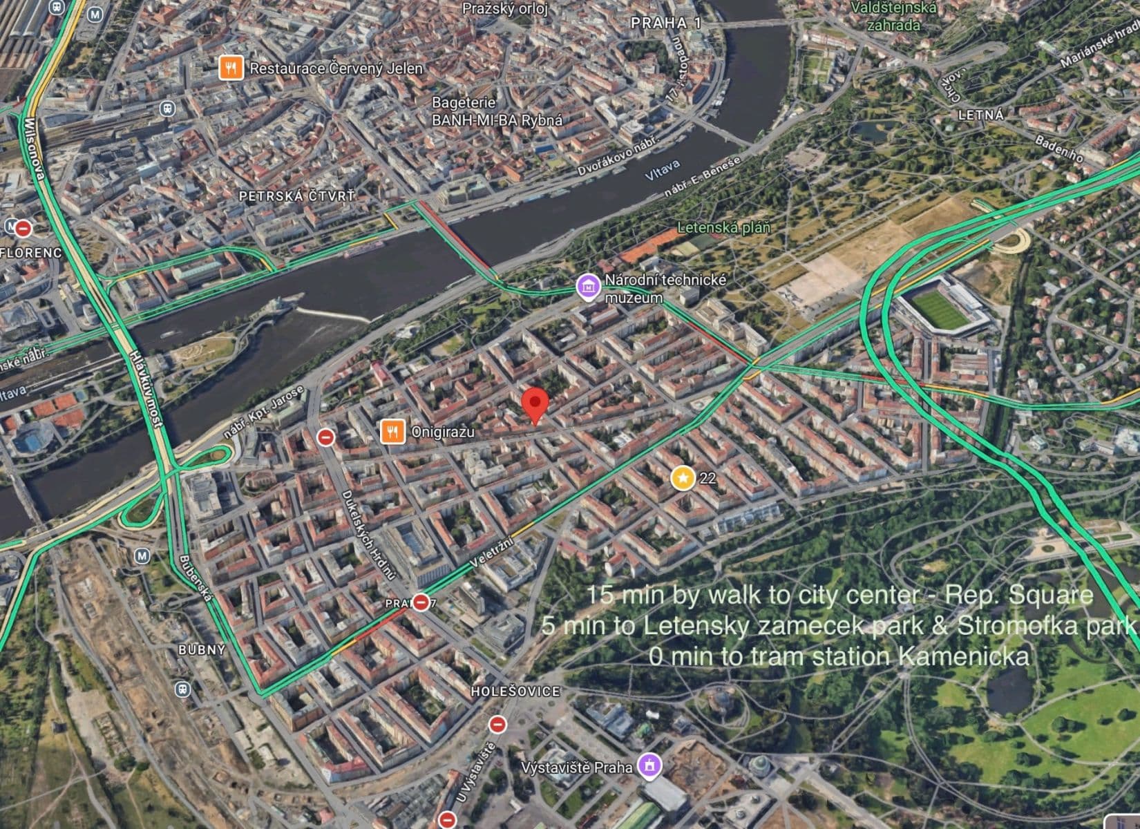 Pronájem bytu 2+kk 71 m², Milady Horákové, Praha, Praha Pronájem bytu 2+kk 71 m², Milady Horákové, Praha, Praha