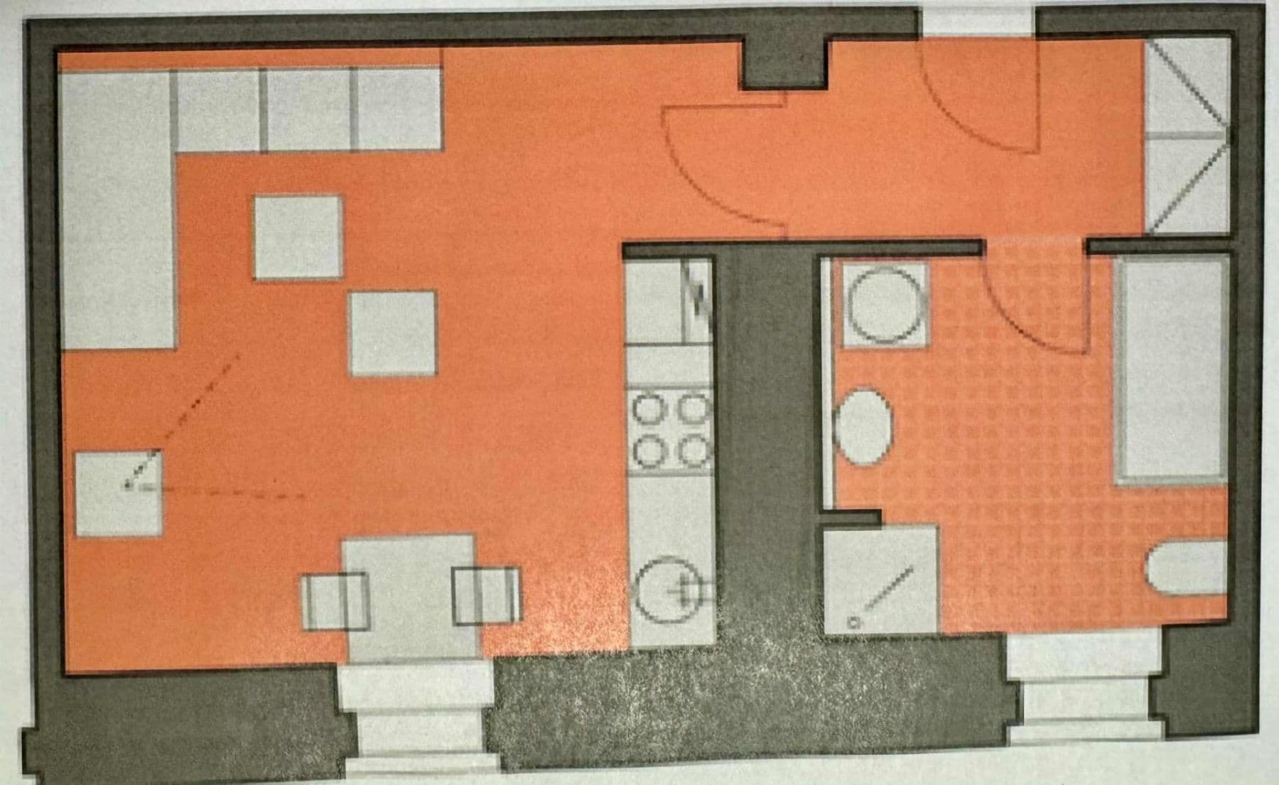 Pronájem bytu 1+kk 31 m², Podomí, Dobruška, Královéhradecký kraj Pronájem bytu 1+kk 31 m², Podomí, Dobruška, Královéhradecký kraj