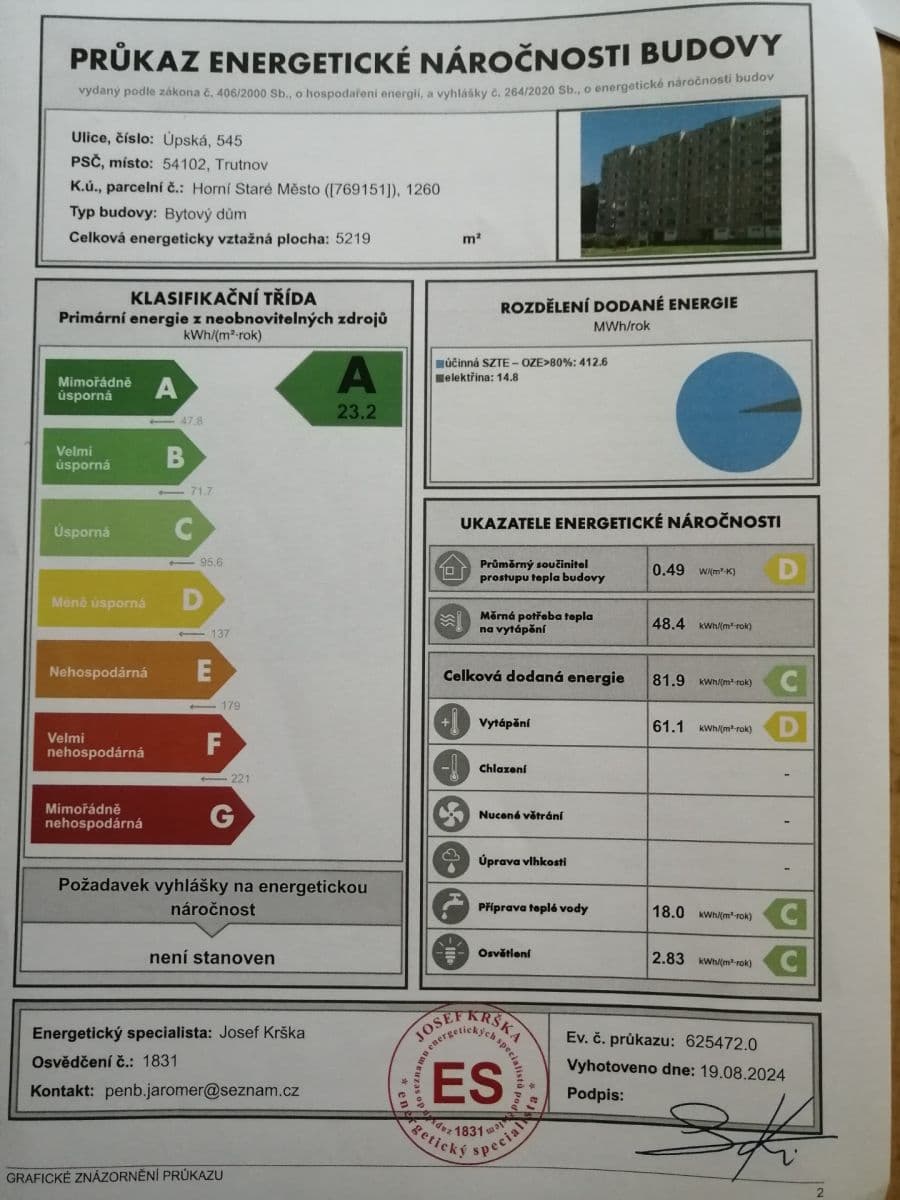 Prodej bytu 2+1 56 m², Úpská, Trutnov, Královéhradecký kraj Prodej bytu 2+1 56 m², Úpská, Trutnov, Královéhradecký kraj