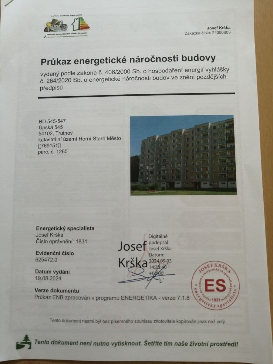 Prodej bytu 2+1 56 m², Úpská, Trutnov, Královéhradecký kraj Prodej bytu 2+1 56 m², Úpská, Trutnov, Královéhradecký kraj