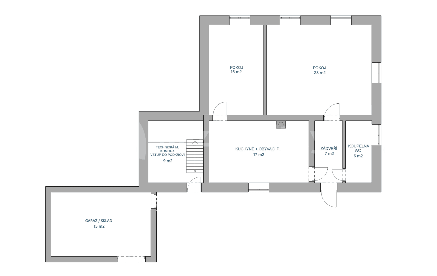 Prodej domu 83 m², pozemek 144 m², Myslkovice, Jihočeský kraj Prodej domu 83 m², pozemek 144 m², Myslkovice, Jihočeský kraj