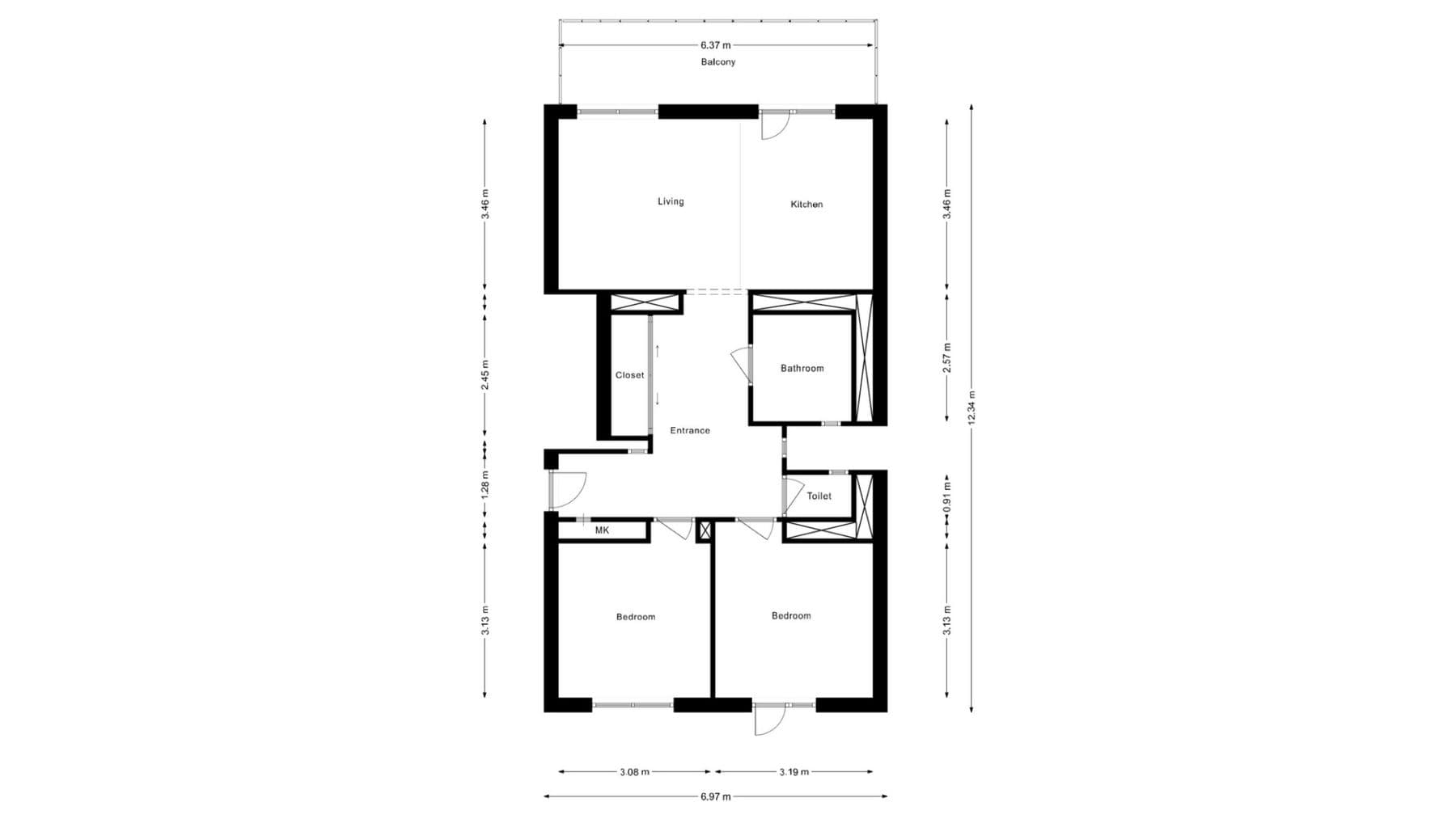 Pronájem bytu 3+kk 72 m², U Hranic, Praha, Praha Pronájem bytu 3+kk 72 m², U Hranic, Praha, Praha