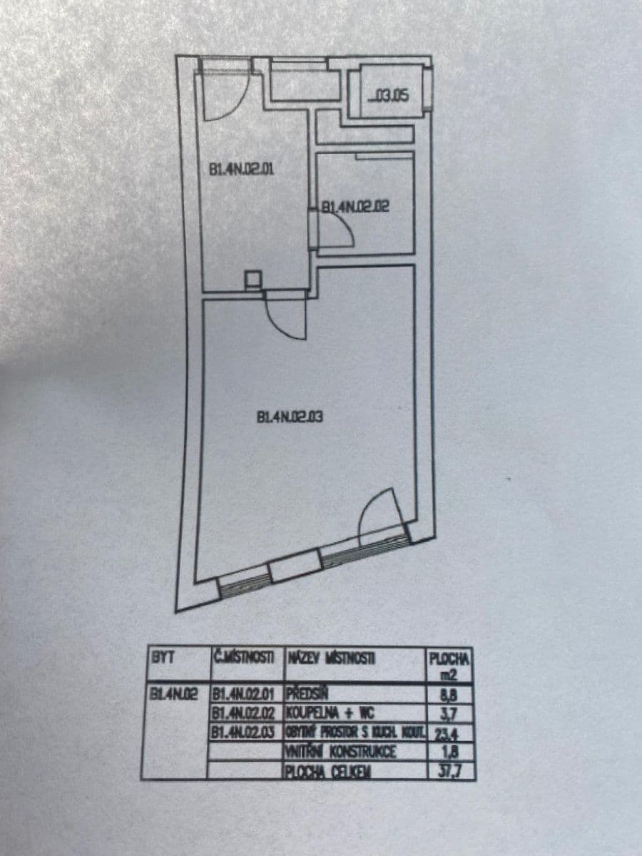 Pronájem bytu 1+kk 38 m², Olgy Havlové, Praha, Praha Pronájem bytu 1+kk 38 m², Olgy Havlové, Praha, Praha