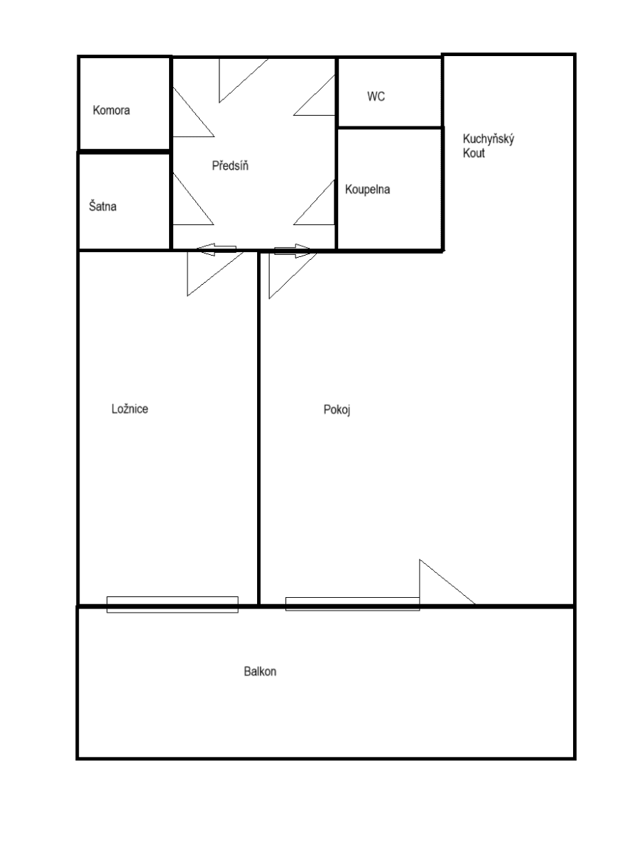 Pronájem bytu 2+kk 46 m², Moldavská, Brno, Jihomoravský kraj Pronájem bytu 2+kk 46 m², Moldavská, Brno, Jihomoravský kraj