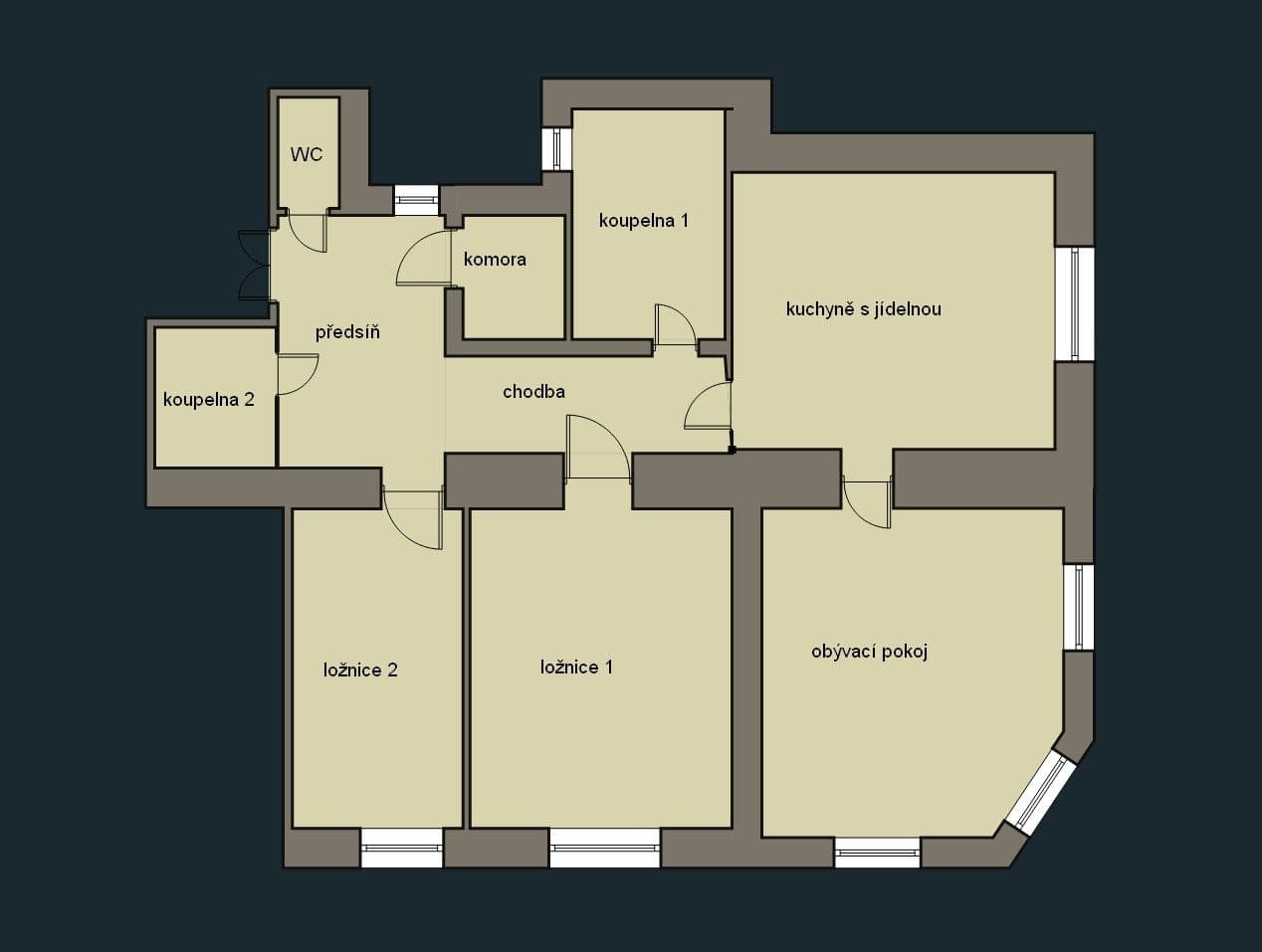 Prodej bytu 3+1 129 m², Rejskova, Praha, Praha Prodej bytu 3+1 129 m², Rejskova, Praha, Praha