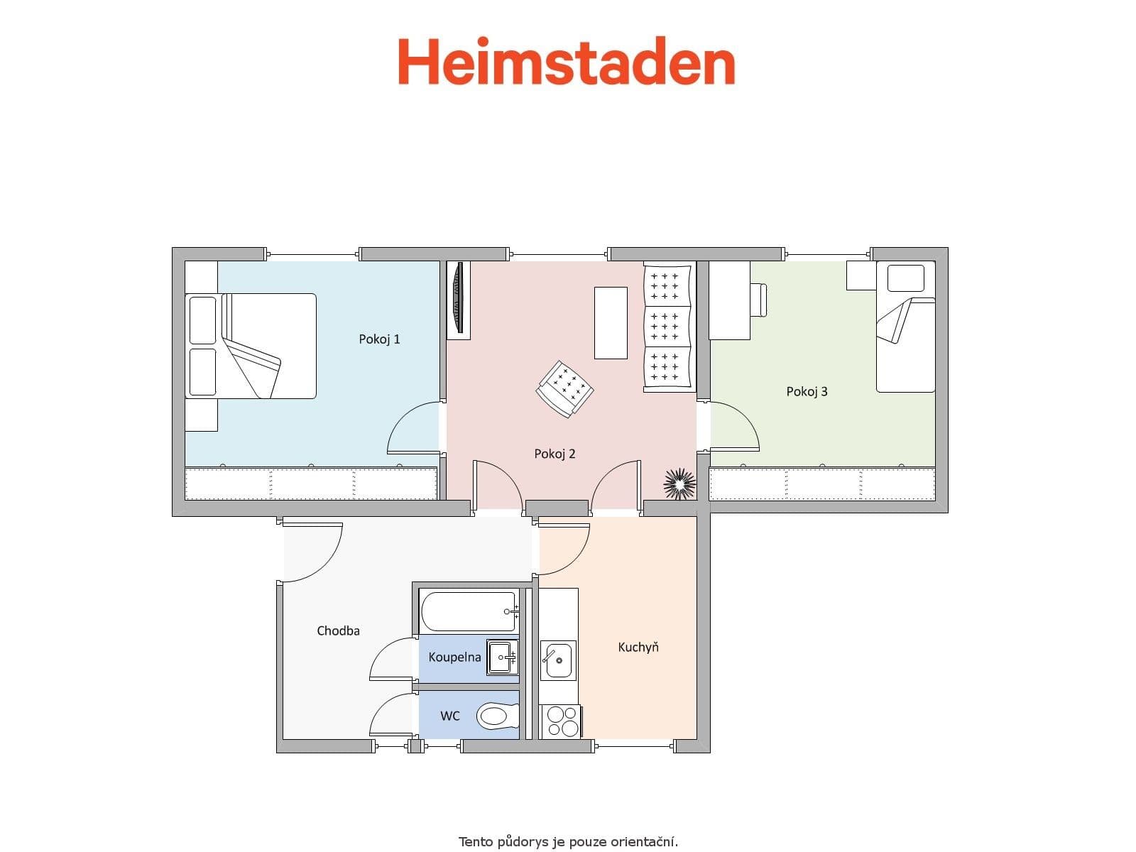 Pronájem bytu 3+1 68 m², Na Nábřeží, Havířov, Moravskoslezský kraj Pronájem bytu 3+1 68 m², Na Nábřeží, Havířov, Moravskoslezský kraj