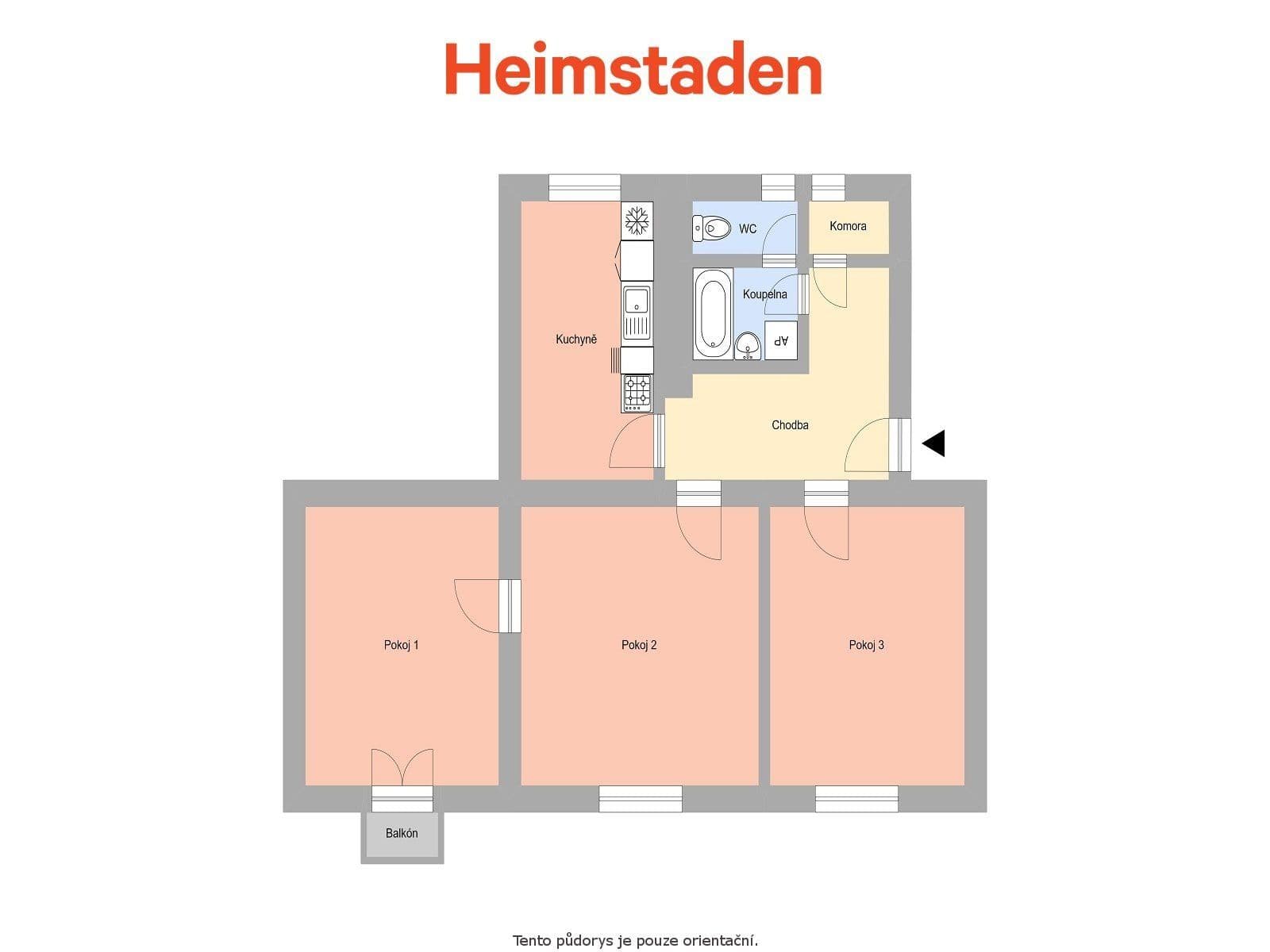 Pronájem bytu 3+1 70 m², Anglická, Havířov, Moravskoslezský kraj Pronájem bytu 3+1 70 m², Anglická, Havířov, Moravskoslezský kraj