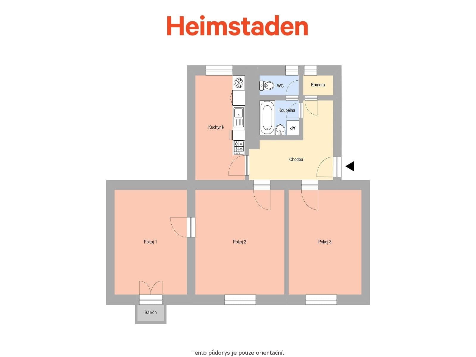 Pronájem bytu 3+1 70 m², Anglická, Havířov, Moravskoslezský kraj Pronájem bytu 3+1 70 m², Anglická, Havířov, Moravskoslezský kraj