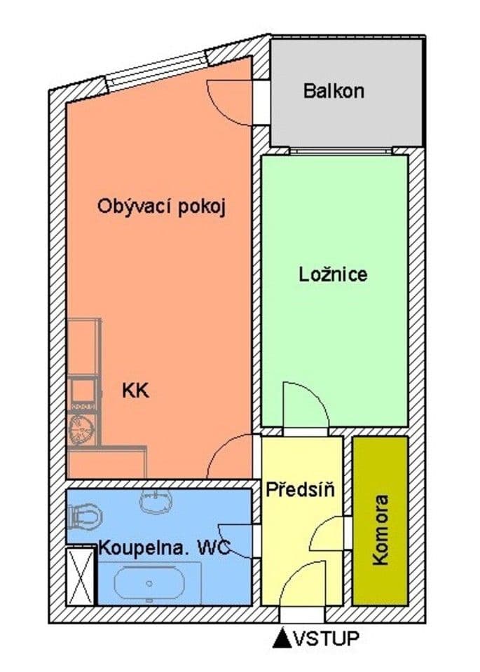 Pronájem bytu 2+kk 53 m², Svitákova, Praha, Praha Pronájem bytu 2+kk 53 m², Svitákova, Praha, Praha