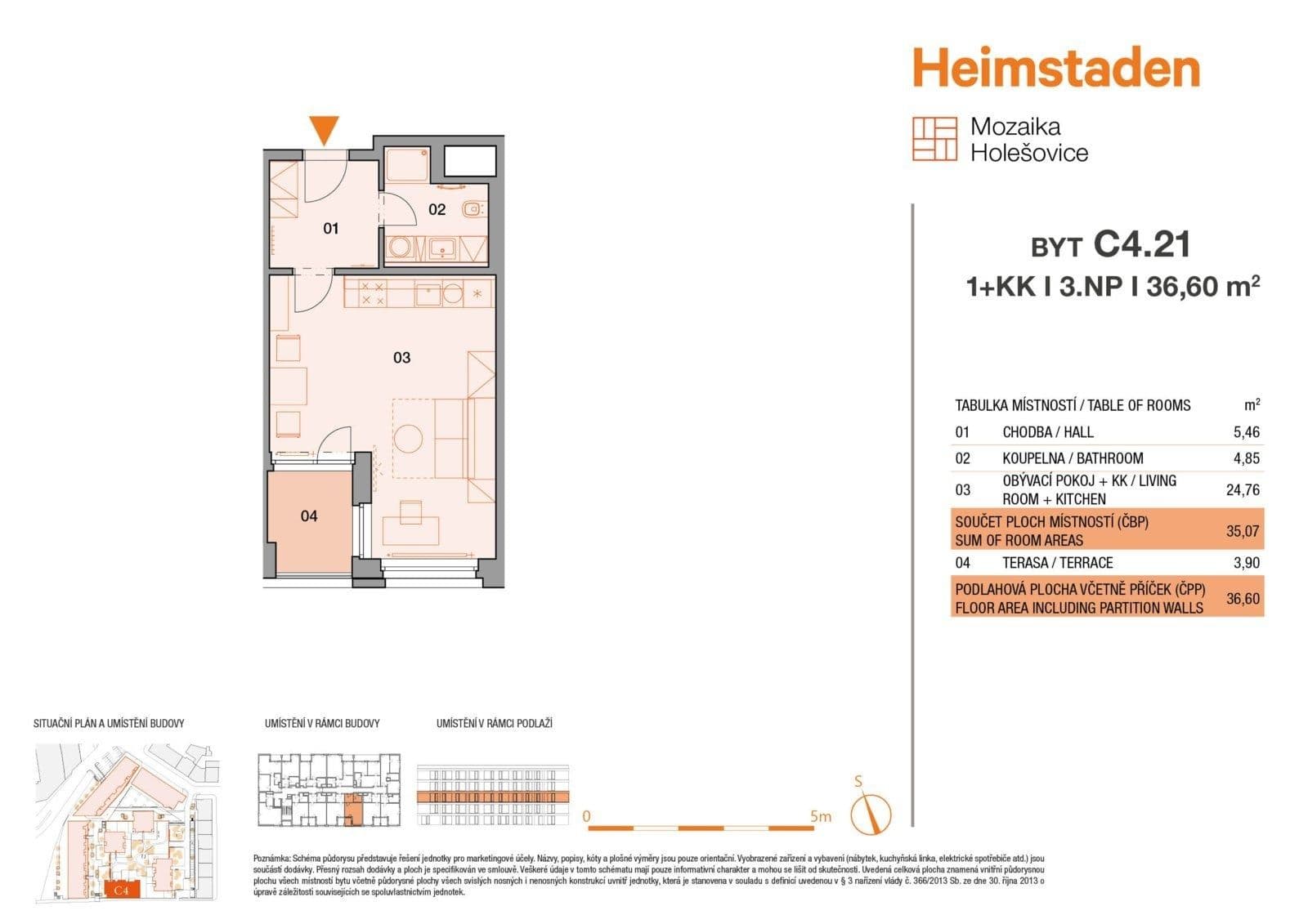 Pronájem bytu 1+kk 37 m², Vrbenského, Praha, Praha Pronájem bytu 1+kk 37 m², Vrbenského, Praha, Praha