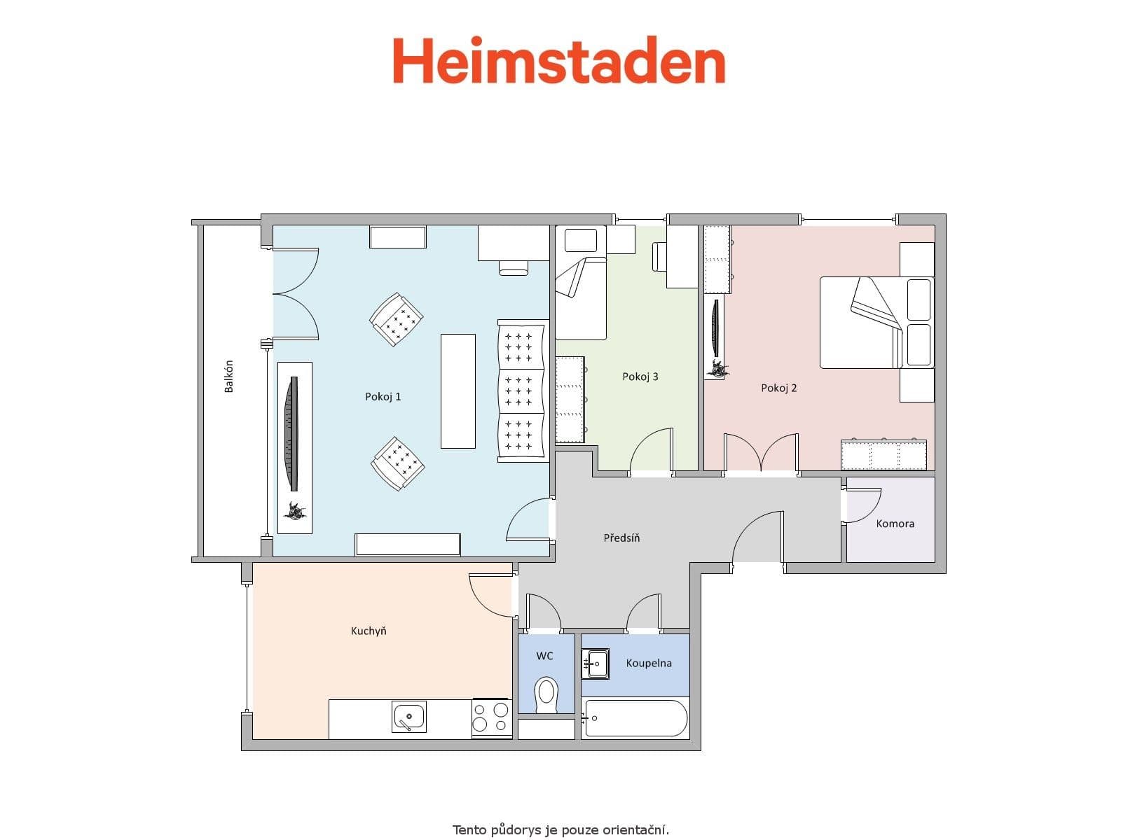 Pronájem bytu 3+1 69 m², Okružní, Orlová, Moravskoslezský kraj Pronájem bytu 3+1 69 m², Okružní, Orlová, Moravskoslezský kraj