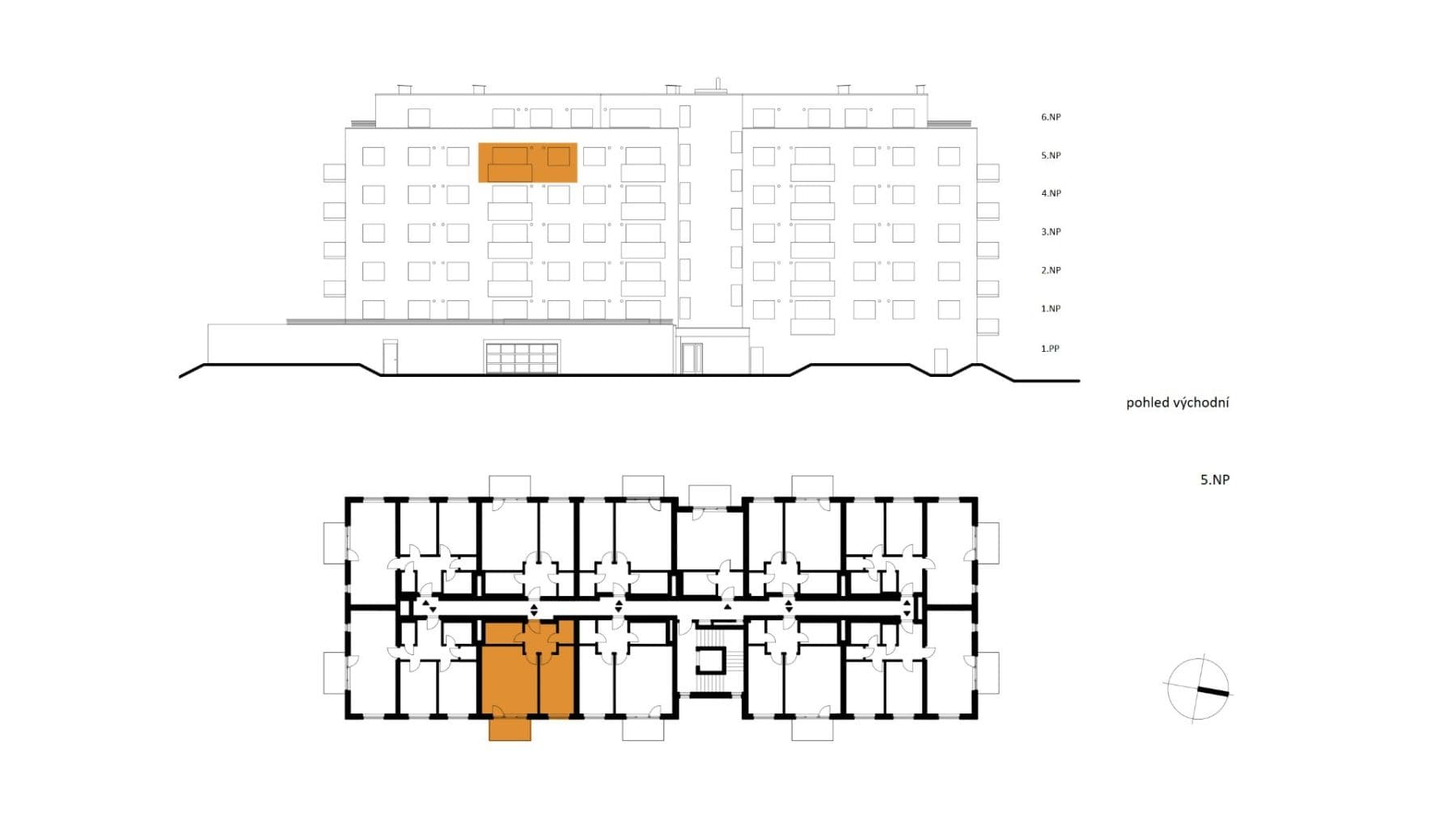 Pronájem bytu 2+kk 54 m², Sedlářova, Praha, Praha Pronájem bytu 2+kk 54 m², Sedlářova, Praha, Praha