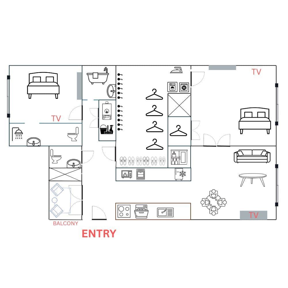 Pronájem bytu 80 m², Na Hutích, Praha, Praha Pronájem bytu 80 m², Na Hutích, Praha, Praha