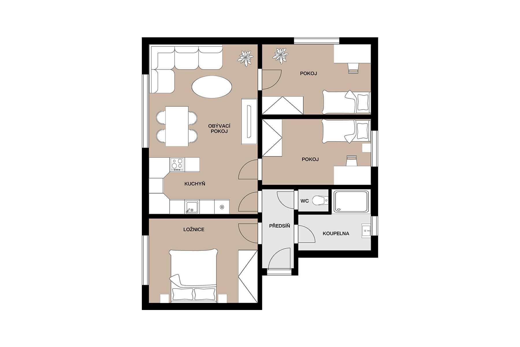 Prodej bytu 4+kk 95 m², Teplýšovice, Teplýšovice, Středočeský kraj Prodej bytu 4+kk 95 m², Teplýšovice, Teplýšovice, Středočeský kraj