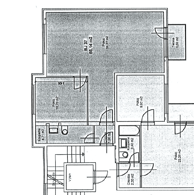Pronájem bytu 2+kk 55 m², Braunerova, Praha, Praha Pronájem bytu 2+kk 55 m², Braunerova, Praha, Praha
