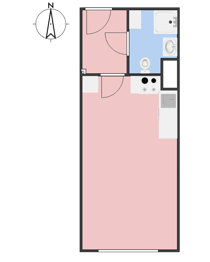 Pronájem bytu 1+kk 26 m², Křenová, Brno, Jihomoravský kraj Pronájem bytu 1+kk 26 m², Křenová, Brno, Jihomoravský kraj