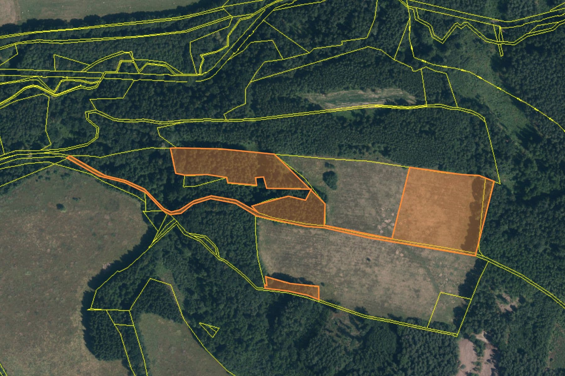 Prodej pozemku 33.624 m², Předlánce, Višňová, Liberecký kraj Prodej pozemku 33.624 m², Předlánce, Višňová, Liberecký kraj