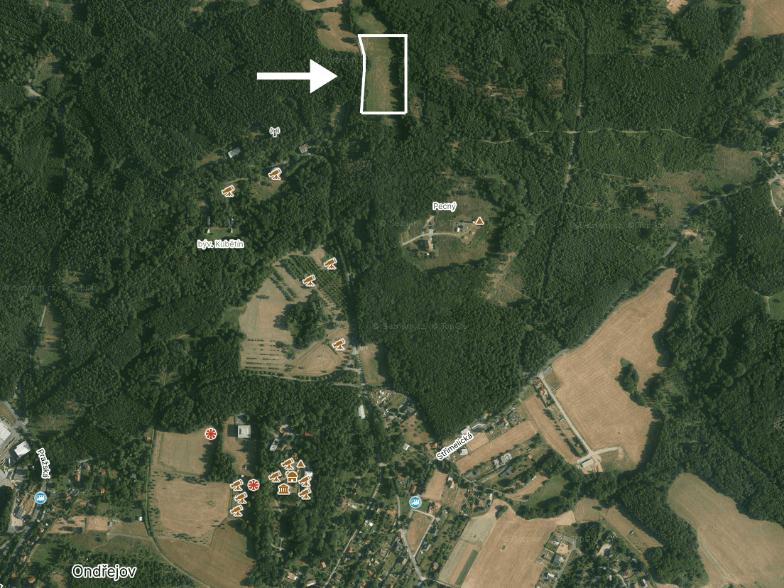 Prodej pozemku 16.750 m², Ondřejov, Středočeský kraj Prodej pozemku 16.750 m², Ondřejov, Středočeský kraj