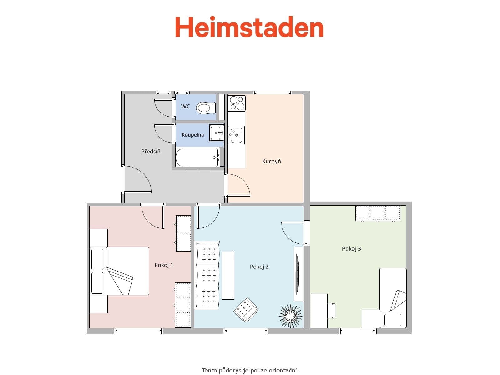 Pronájem bytu 3+1 70 m², Smetanova, Havířov, Moravskoslezský kraj Pronájem bytu 3+1 70 m², Smetanova, Havířov, Moravskoslezský kraj