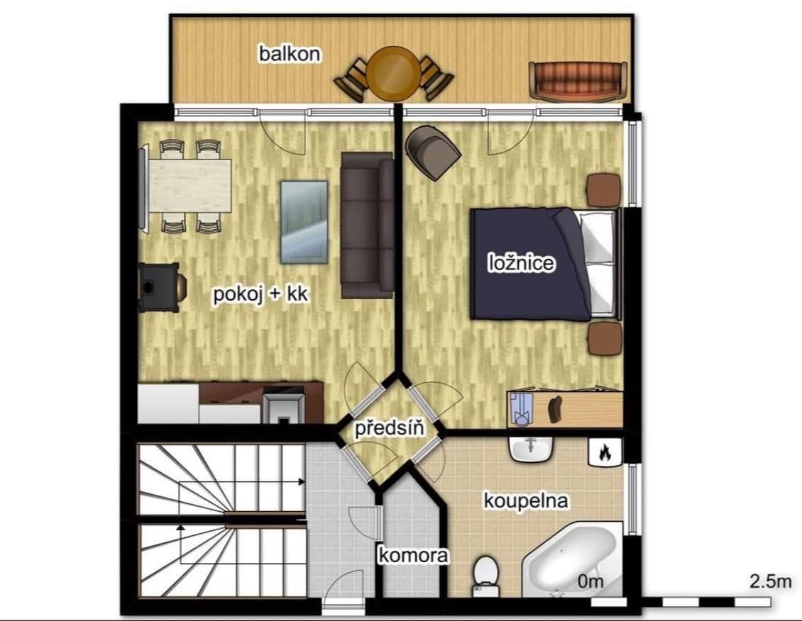 Prodej bytu 2+kk 46 m², Pec pod Sněžkou, Královéhradecký kraj Prodej bytu 2+kk 46 m², Pec pod Sněžkou, Královéhradecký kraj