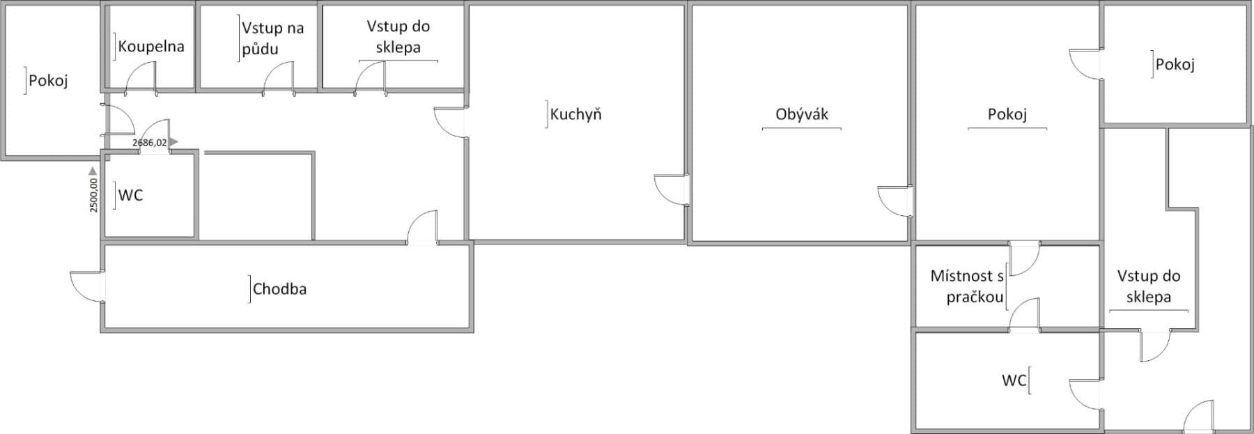 Prodej domu 140 m², pozemek 2.542 m², Na Brance, Krušovice, Středočeský kraj Prodej domu 140 m², pozemek 2.542 m², Na Brance, Krušovice, Středočeský kraj