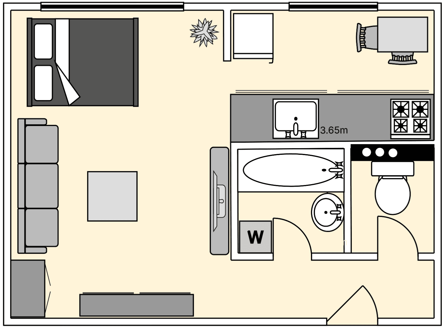 Pronájem bytu 1+kk 35 m², Ortenova, Kutná Hora, Středočeský kraj Pronájem bytu 1+kk 35 m², Ortenova, Kutná Hora, Středočeský kraj