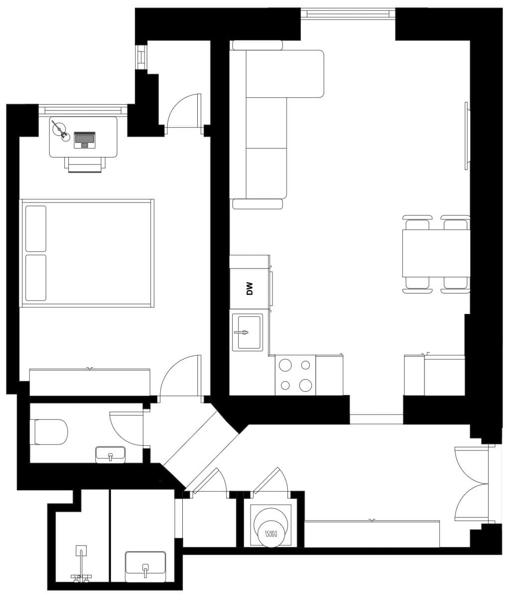 Prodej bytu 2+kk 47 m², Polská, Praha, Praha Prodej bytu 2+kk 47 m², Polská, Praha, Praha