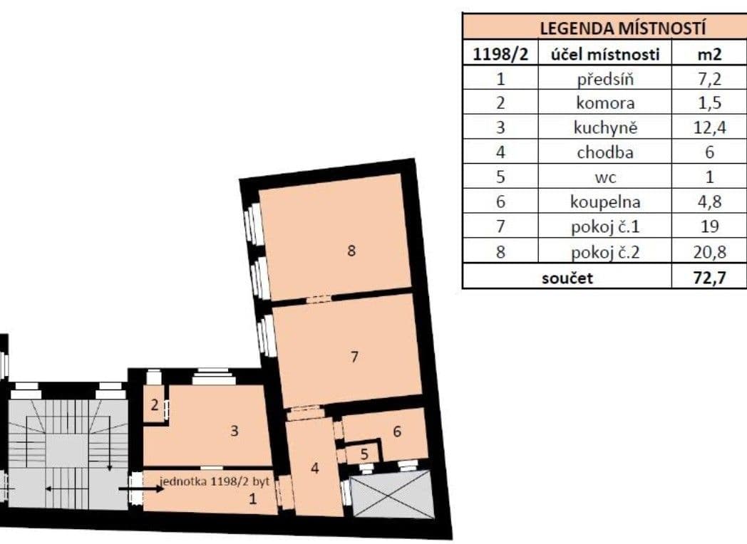 Pronájem bytu 3+kk 72 m², Soukenická, Praha, Praha Pronájem bytu 3+kk 72 m², Soukenická, Praha, Praha