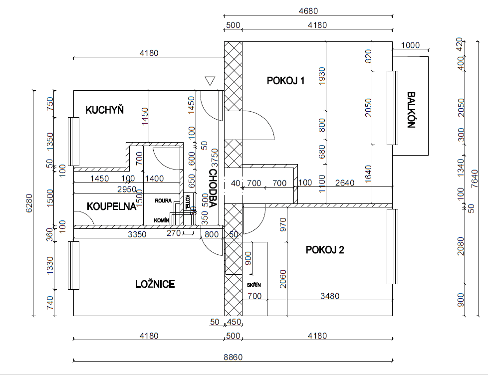 Pronájem bytu 3+1 61 m², Javorová, Hustopeče, Jihomoravský kraj Pronájem bytu 3+1 61 m², Javorová, Hustopeče, Jihomoravský kraj