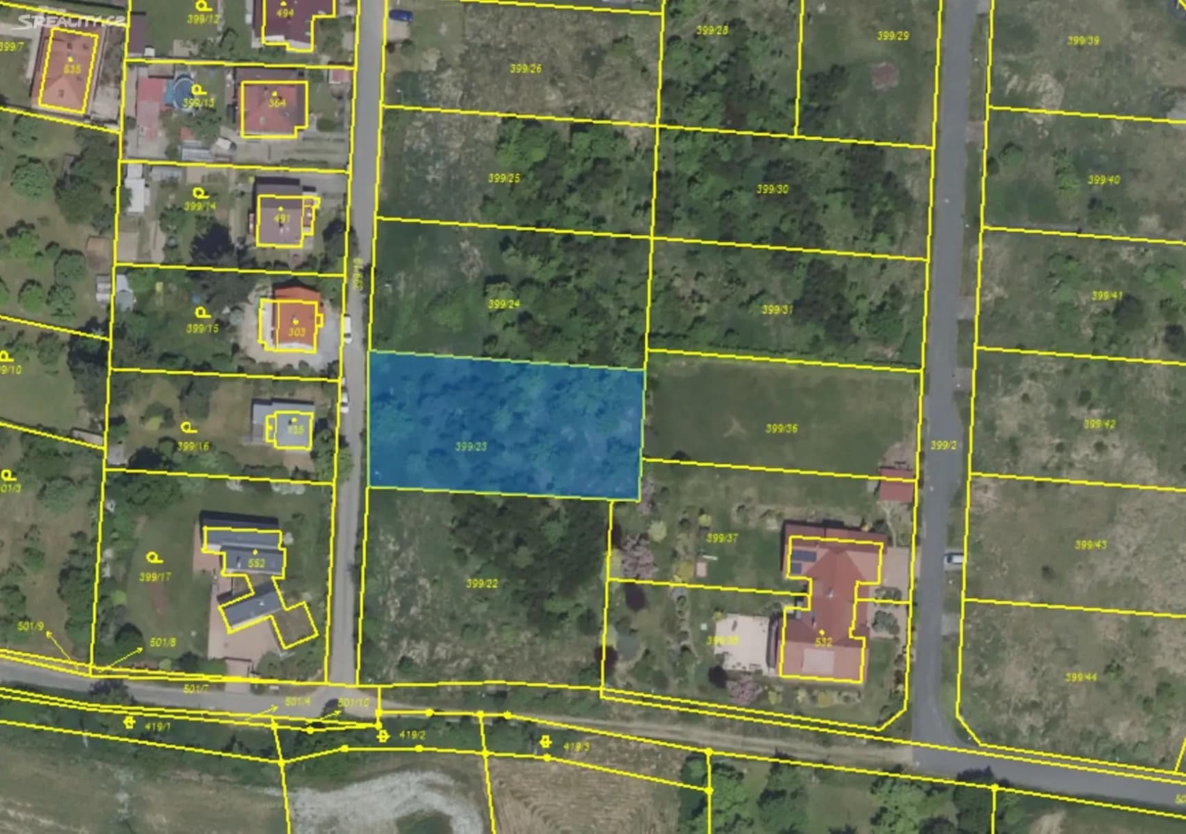 Prodej pozemku 1.225 m², Český Šternberk, Středočeský kraj Prodej pozemku 1.225 m², Český Šternberk, Středočeský kraj