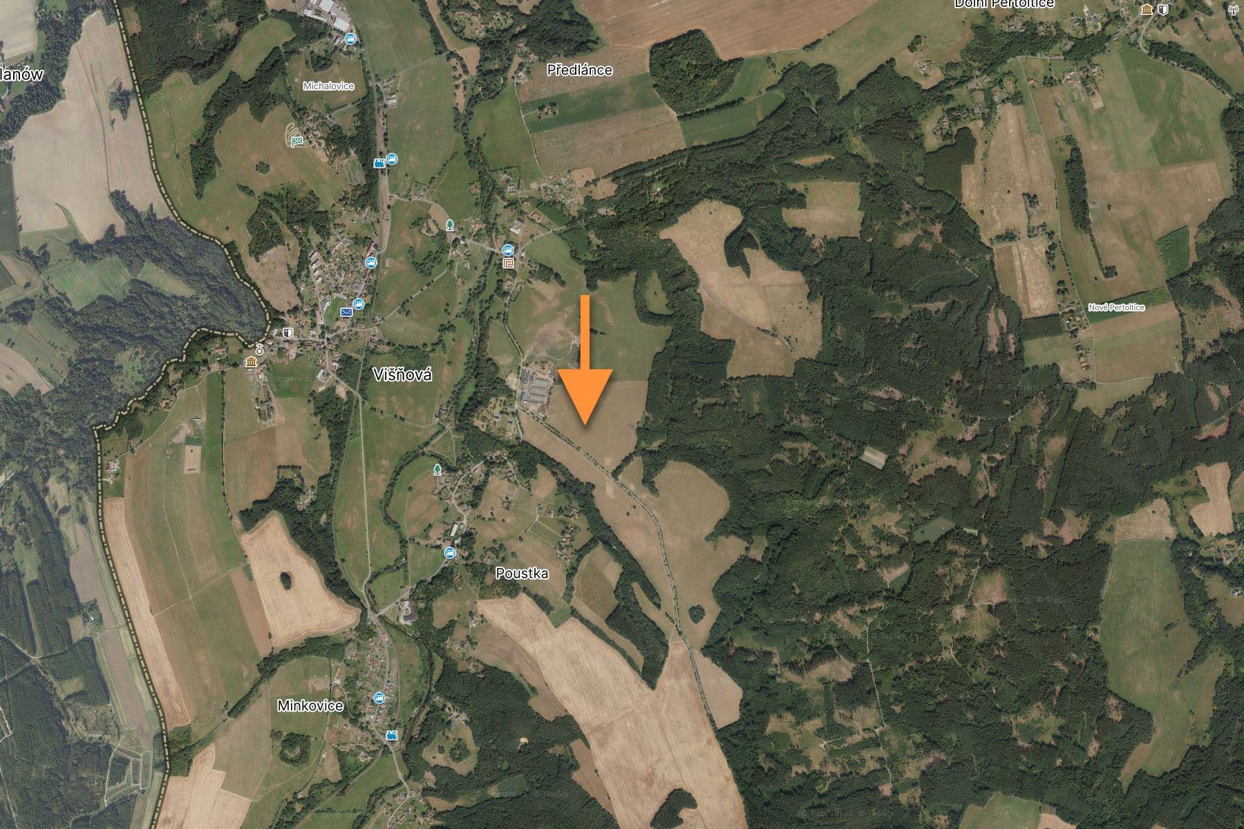 Prodej pozemku 10.156 m², Višňová, Liberecký kraj Prodej pozemku 10.156 m², Višňová, Liberecký kraj