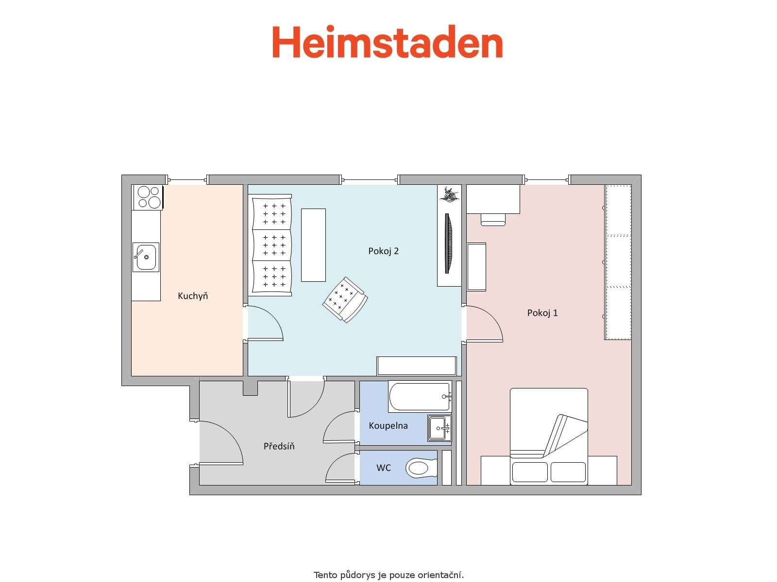 Pronájem bytu 2+1 54 m², Jana Wericha, Havířov, Moravskoslezský kraj Pronájem bytu 2+1 54 m², Jana Wericha, Havířov, Moravskoslezský kraj