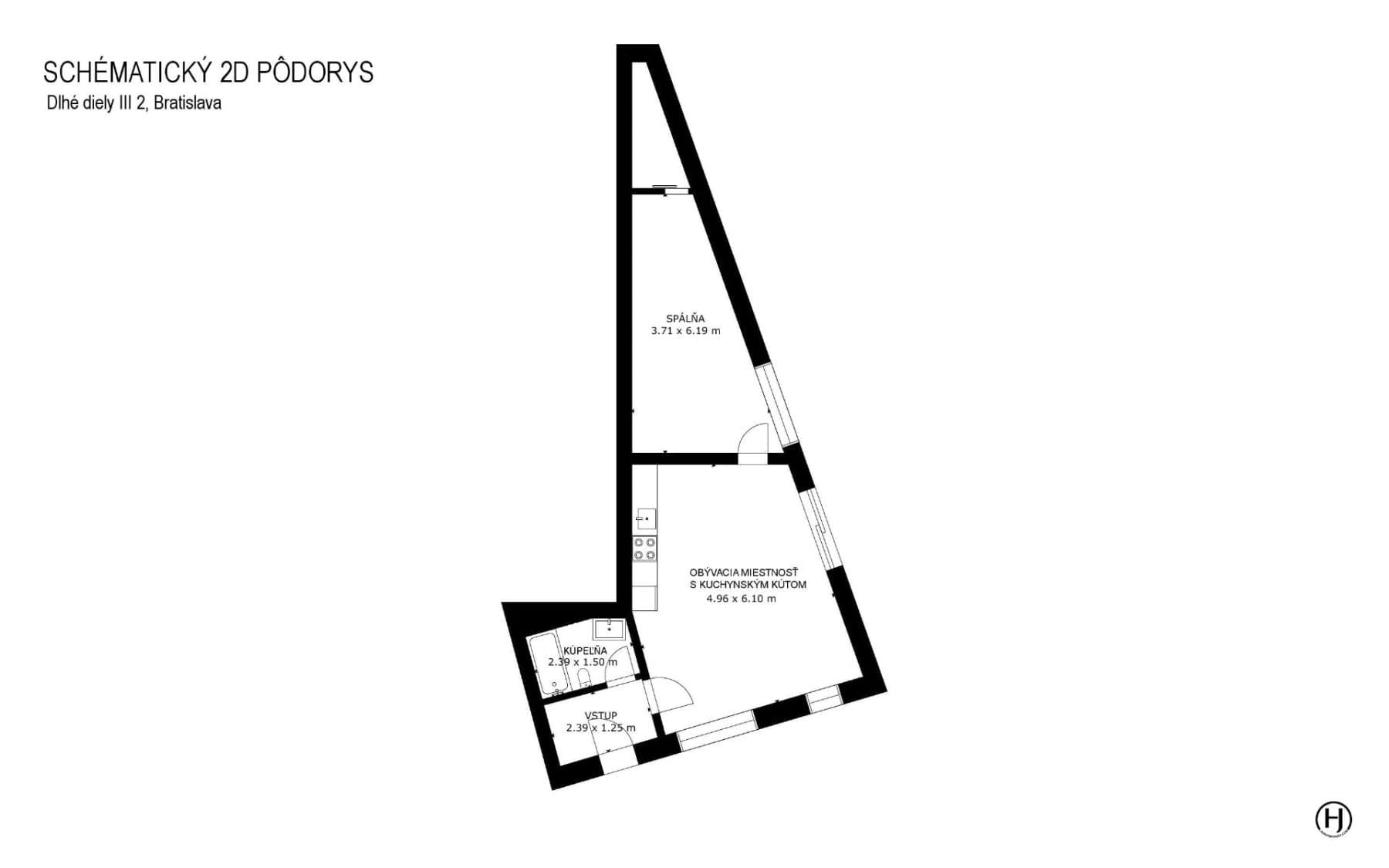 Prodej bytu 2+1 75 m², Dlhé diely III, Karlova Ves, Bratislavský kraj Prodej bytu 2+1 75 m², Dlhé diely III, Karlova Ves, Bratislavský kraj