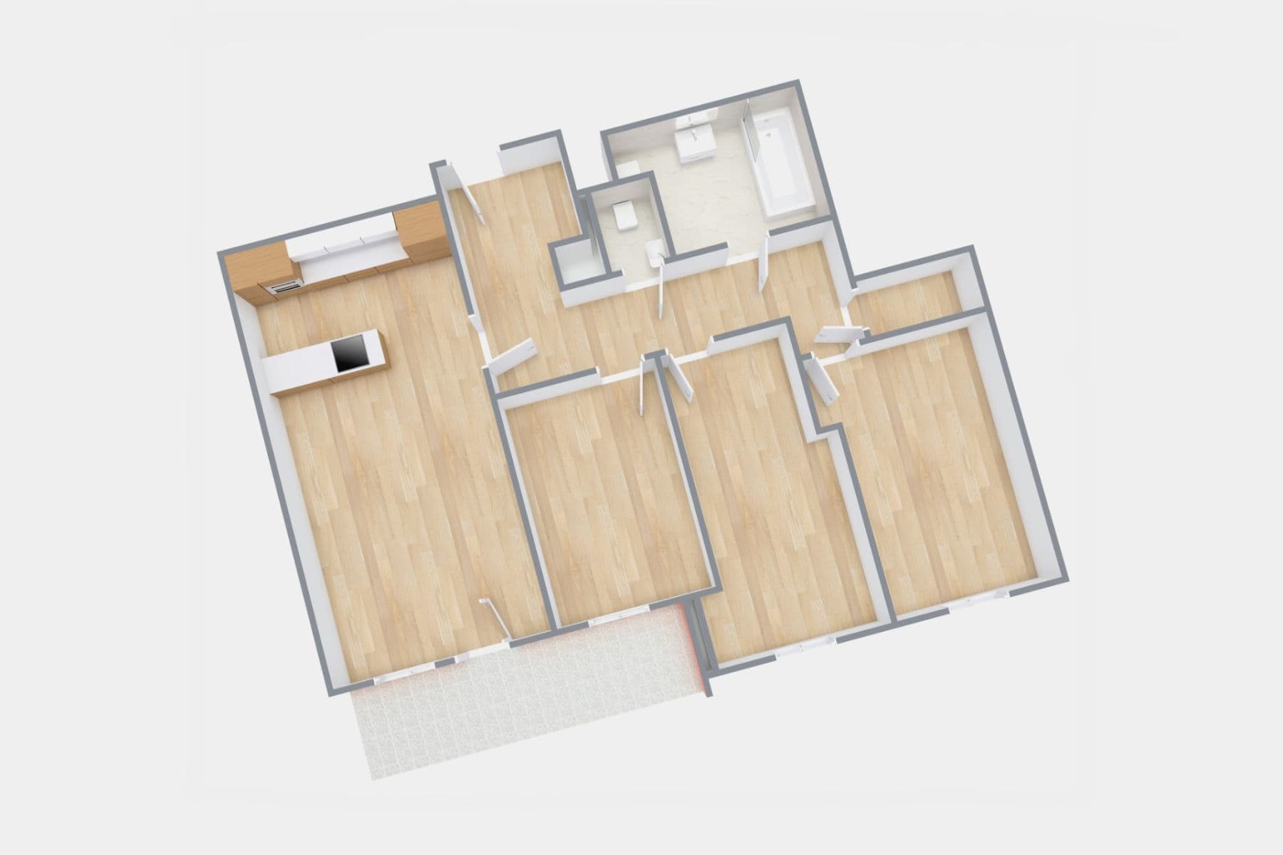 Pronájem bytu 4+kk 94 m², Terezínská, Praha, Praha Pronájem bytu 4+kk 94 m², Terezínská, Praha, Praha