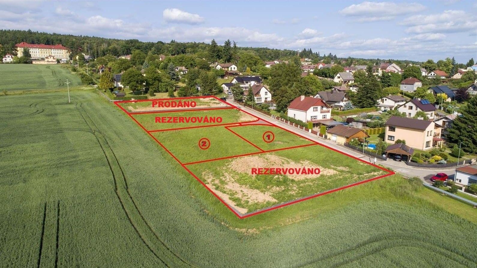 Prodej pozemku 803 m², Dvůr Králové nad Labem, Královéhradecký kraj Prodej pozemku 803 m², Dvůr Králové nad Labem, Královéhradecký kraj
