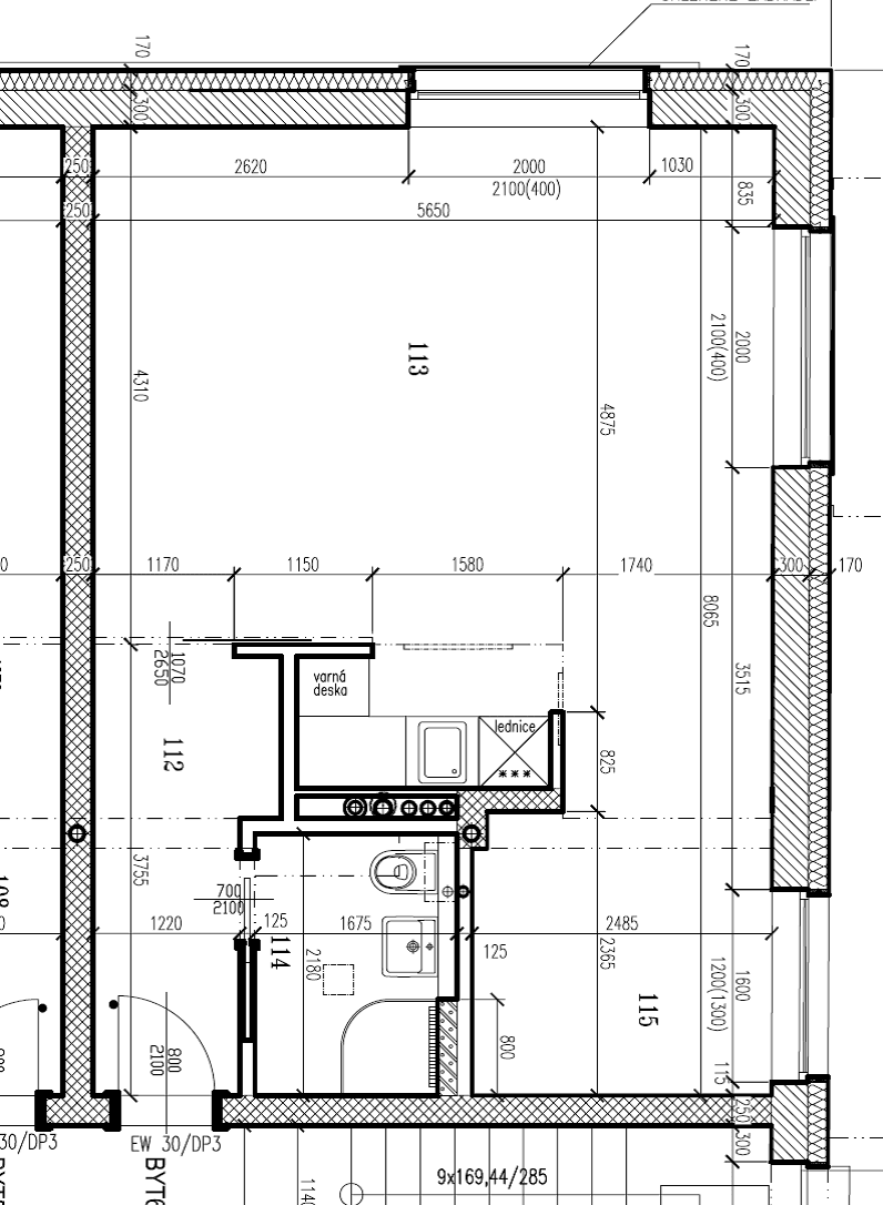 Pronájem bytu 1+kk 44 m², Trojská, Praha, Praha Pronájem bytu 1+kk 44 m², Trojská, Praha, Praha