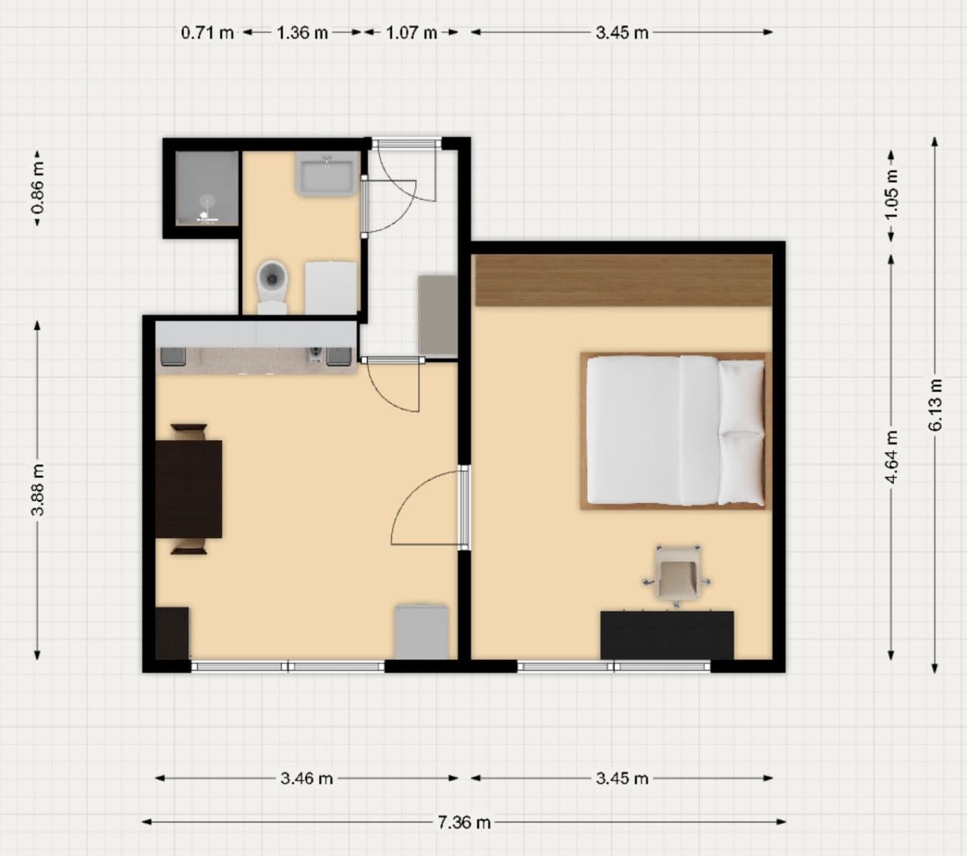 Pronájem bytu 2+kk 35 m², Zahradní, Bohušovice nad Ohří, Ústecký kraj Pronájem bytu 2+kk 35 m², Zahradní, Bohušovice nad Ohří, Ústecký kraj