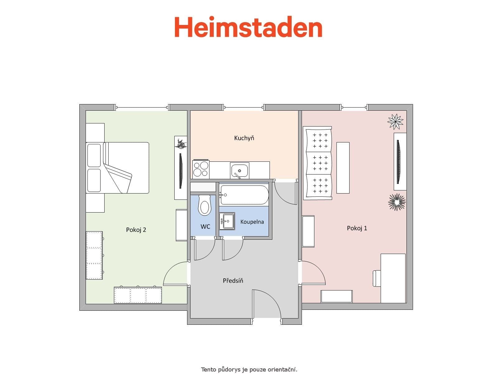 Pronájem bytu 2+1 52 m², Kosmonautů, Karviná, Moravskoslezský kraj Pronájem bytu 2+1 52 m², Kosmonautů, Karviná, Moravskoslezský kraj