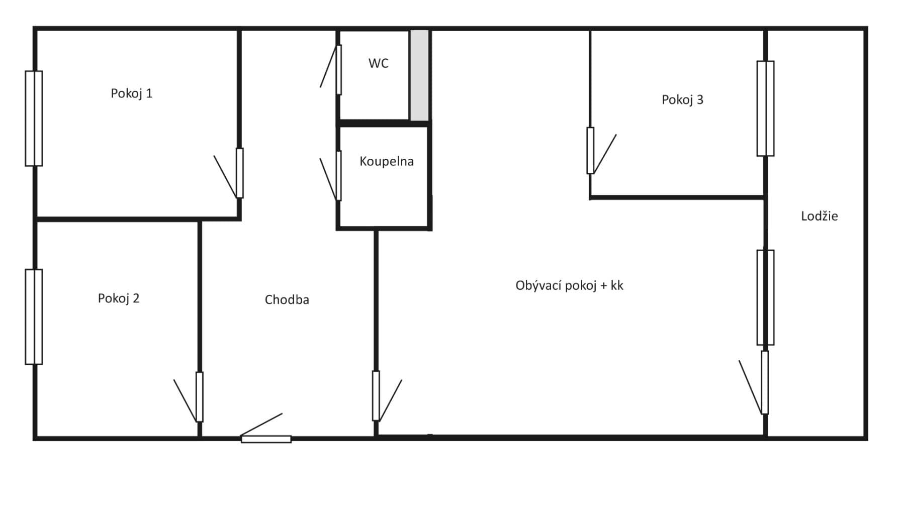 Prodej bytu 4+kk 76 m², Střelničná, Praha, Praha Prodej bytu 4+kk 76 m², Střelničná, Praha, Praha