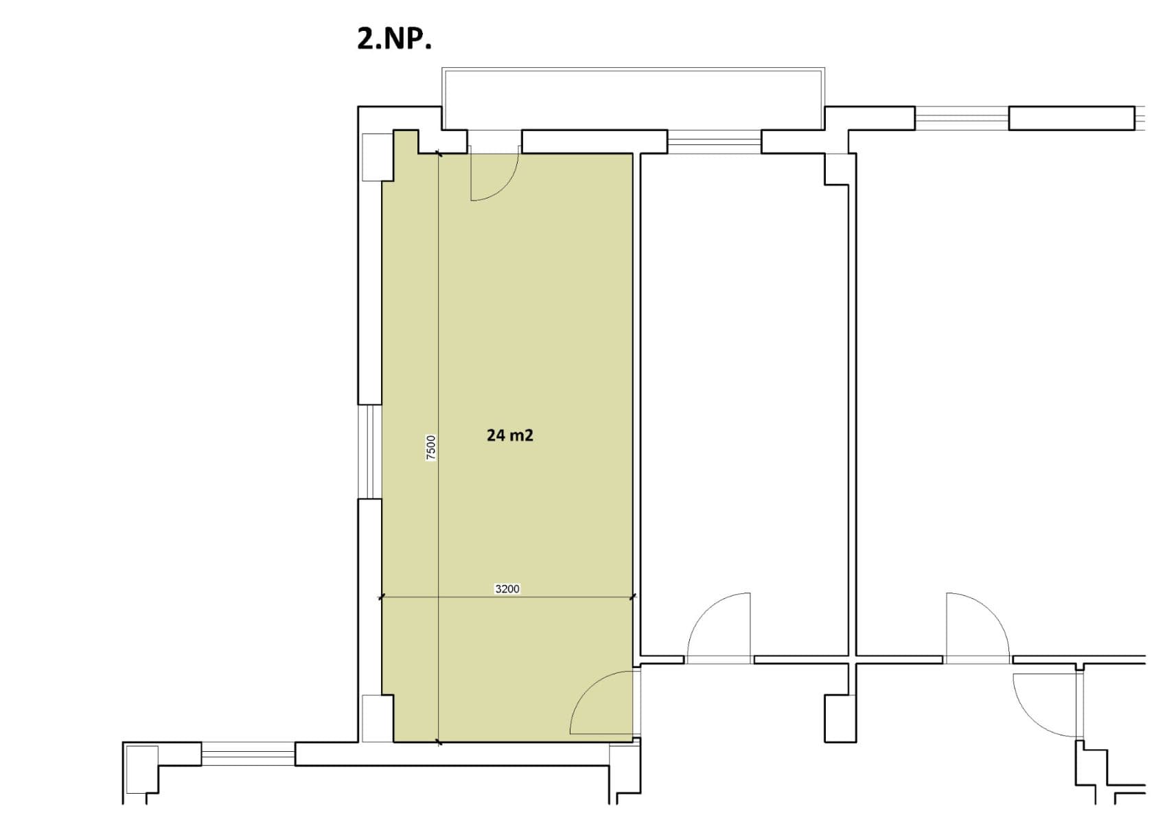 Pronájem kanceláře 24 m², Nový Zlíchov, Praha, Praha Pronájem kanceláře 24 m², Nový Zlíchov, Praha, Praha
