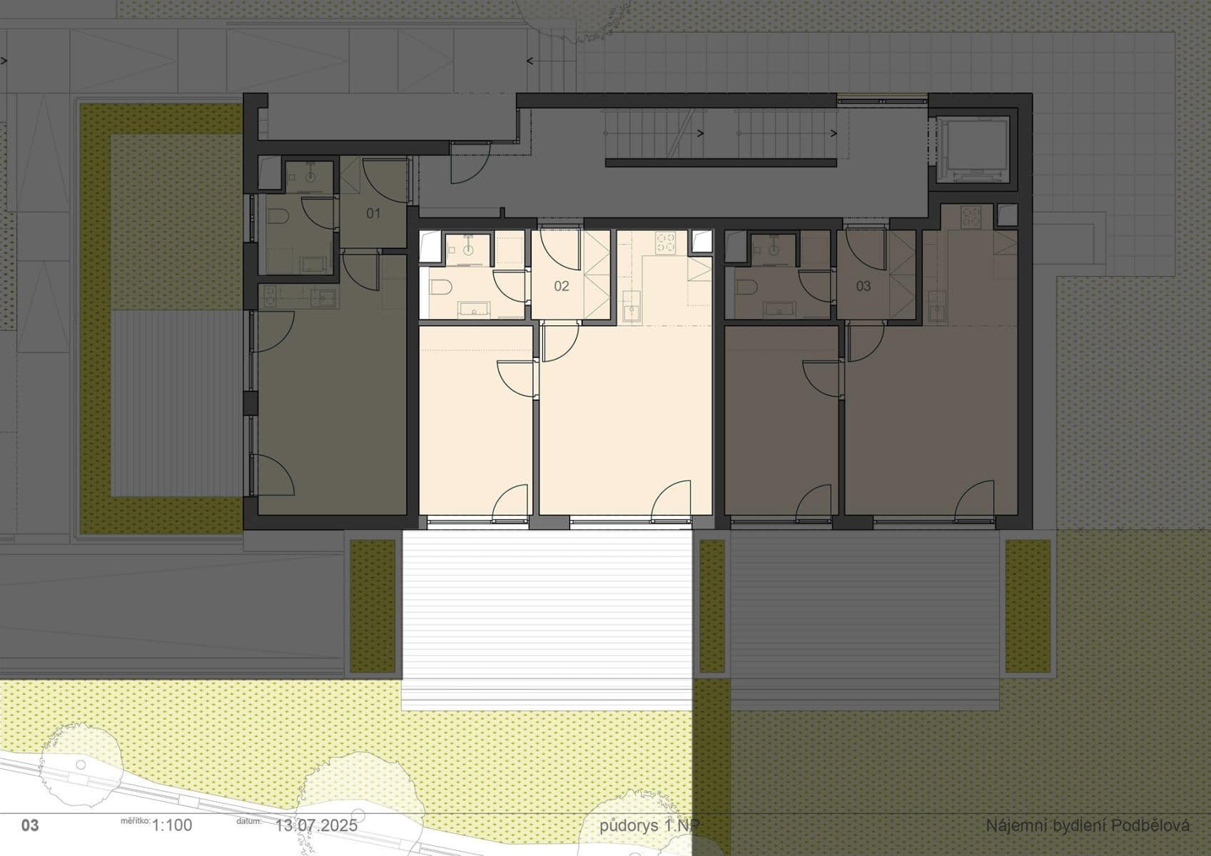 Pronájem bytu 2+kk 48 m², Podbělová, Praha, Praha Pronájem bytu 2+kk 48 m², Podbělová, Praha, Praha