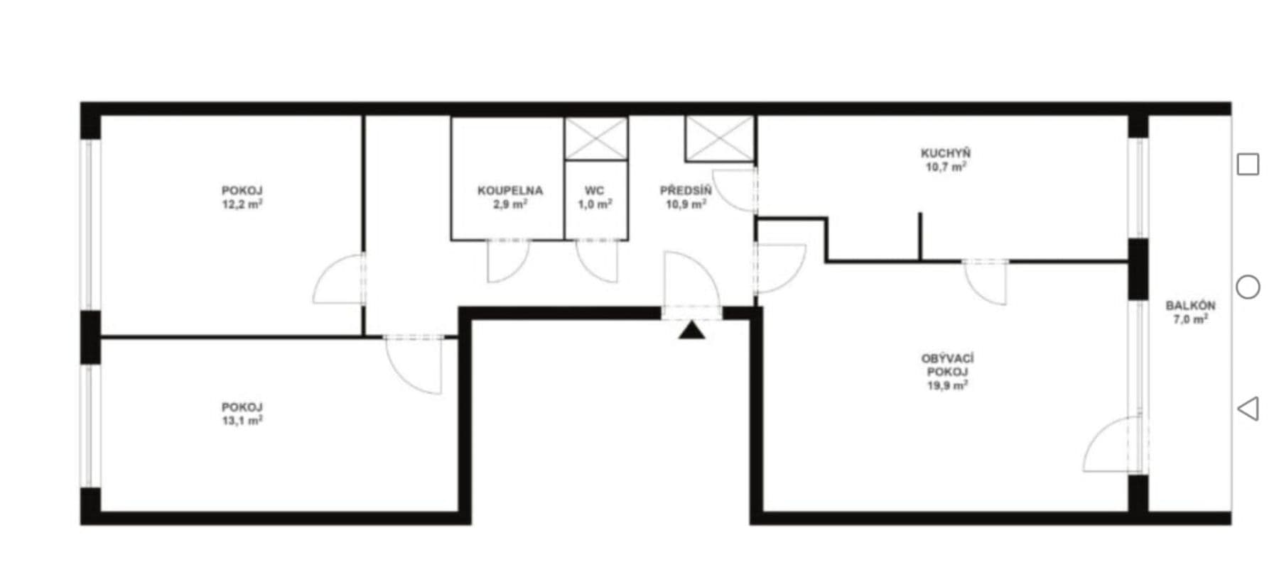 Prodej bytu 3+1 81 m², Nechvílova, Praha, Praha Prodej bytu 3+1 81 m², Nechvílova, Praha, Praha